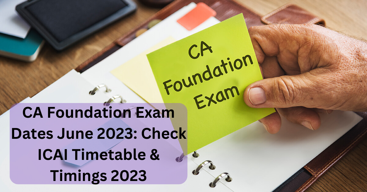 ca foundation exam