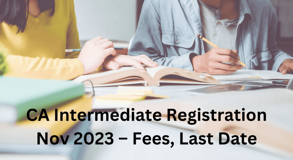 ca intermediate registration