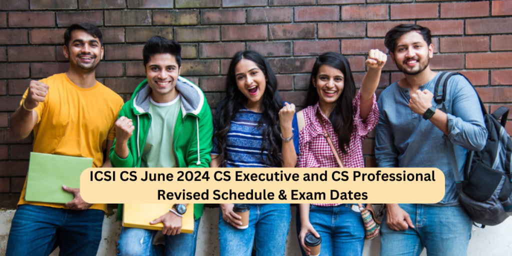 cs executive june 2024 exam date